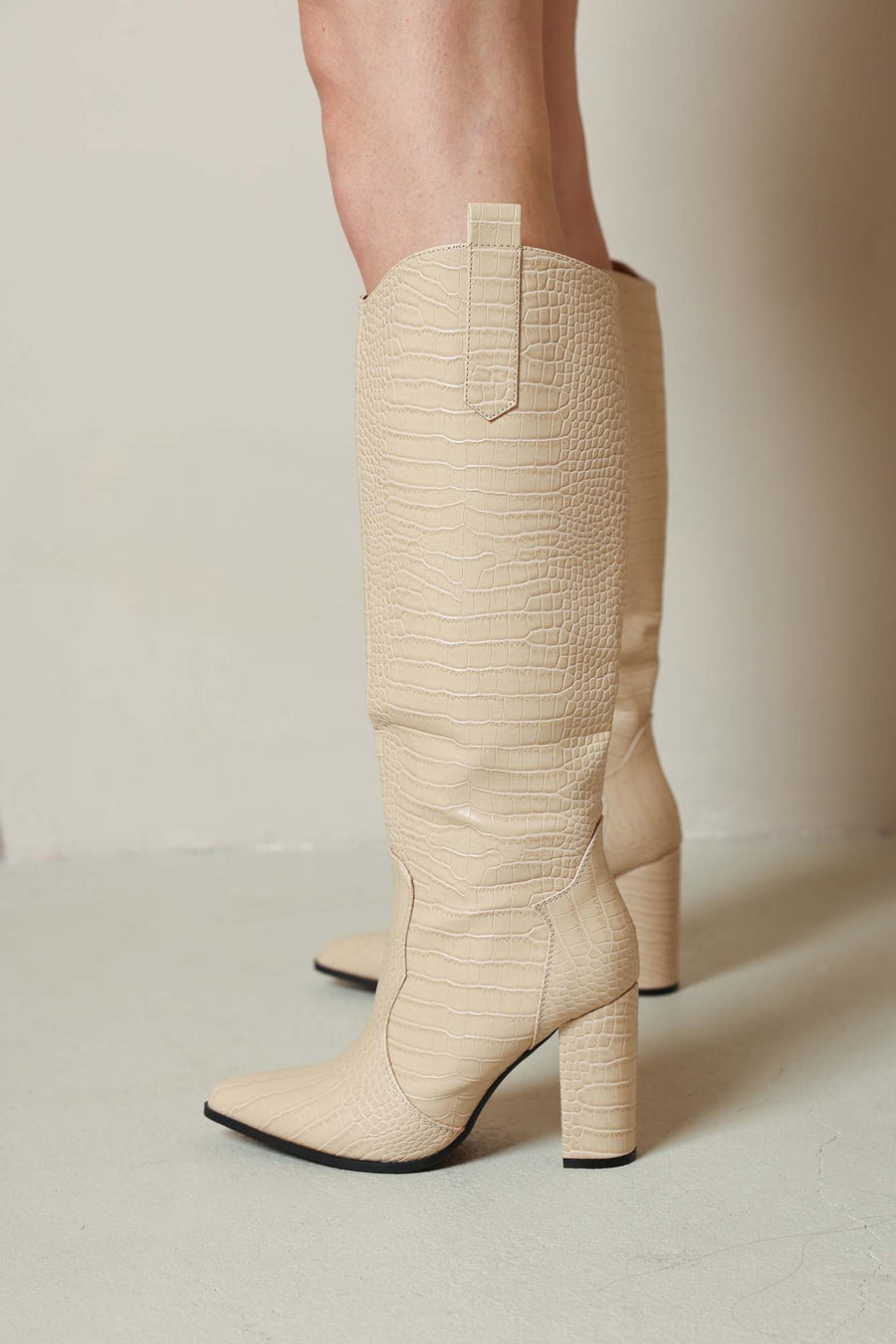 Olivia Boots - Beige