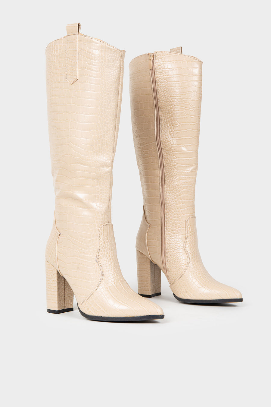 Olivia Boots - Beige